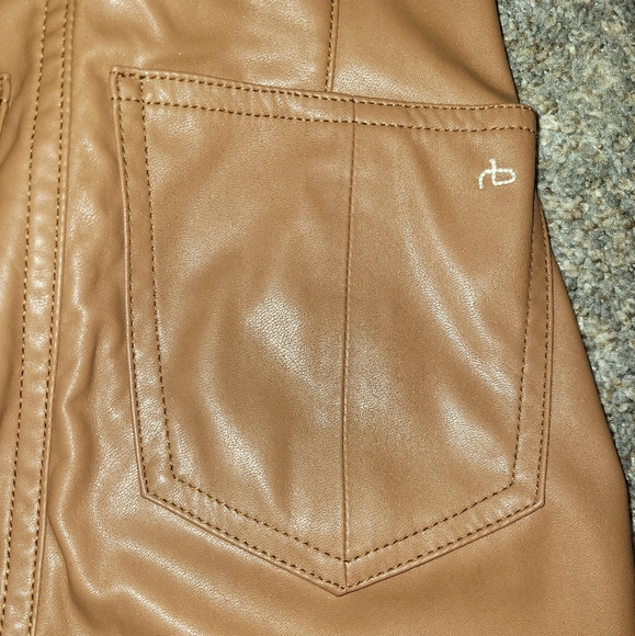 NWT Rag & Bone Faux Leather pants - Picture 3 of 6
